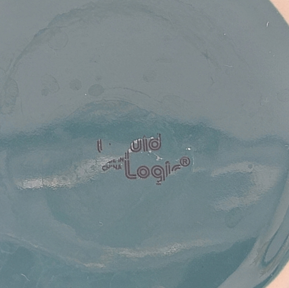 Teal Speckled Campfire Mug Incised Bear Silhouettes Thick Ceramic Liquid Logic - Picture 7 of 10